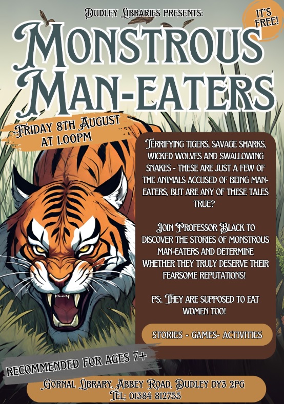 Gornal Library - Monstrous Man-Eaters